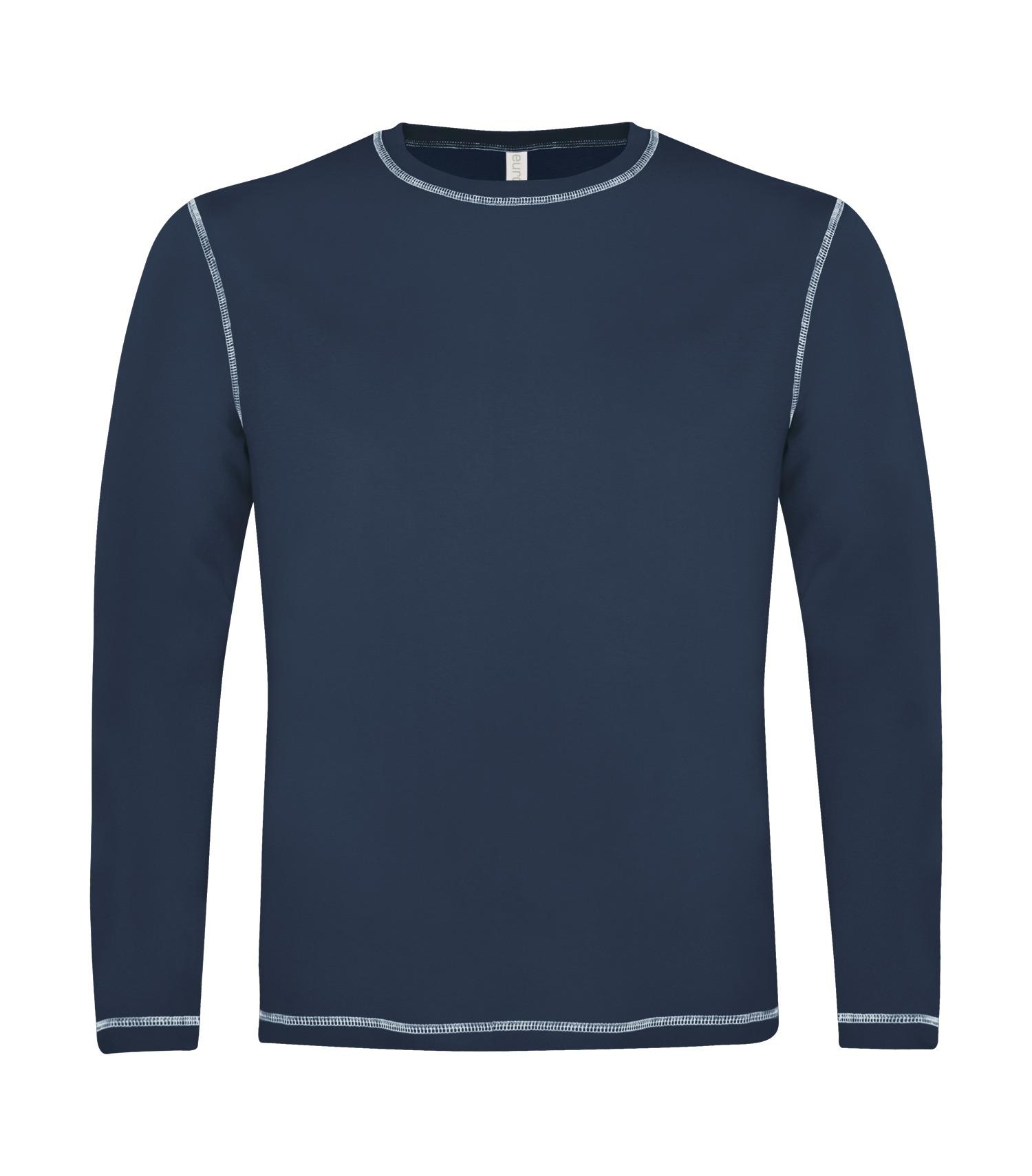 DISCONTINUED ATC™ EUROSPUN® RING SPUN CONTRAST STITCH LONG SLEEVE TEE