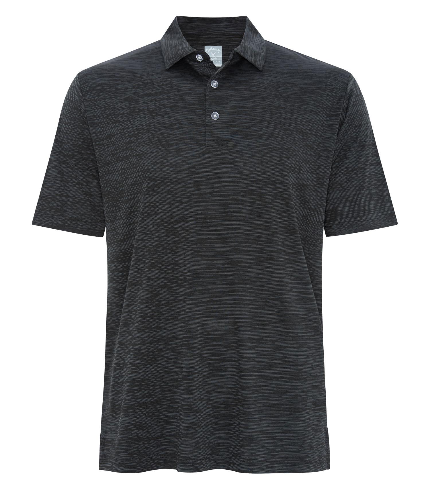 CALLAWAY BROKEN STRIPE TEXTURE POLO