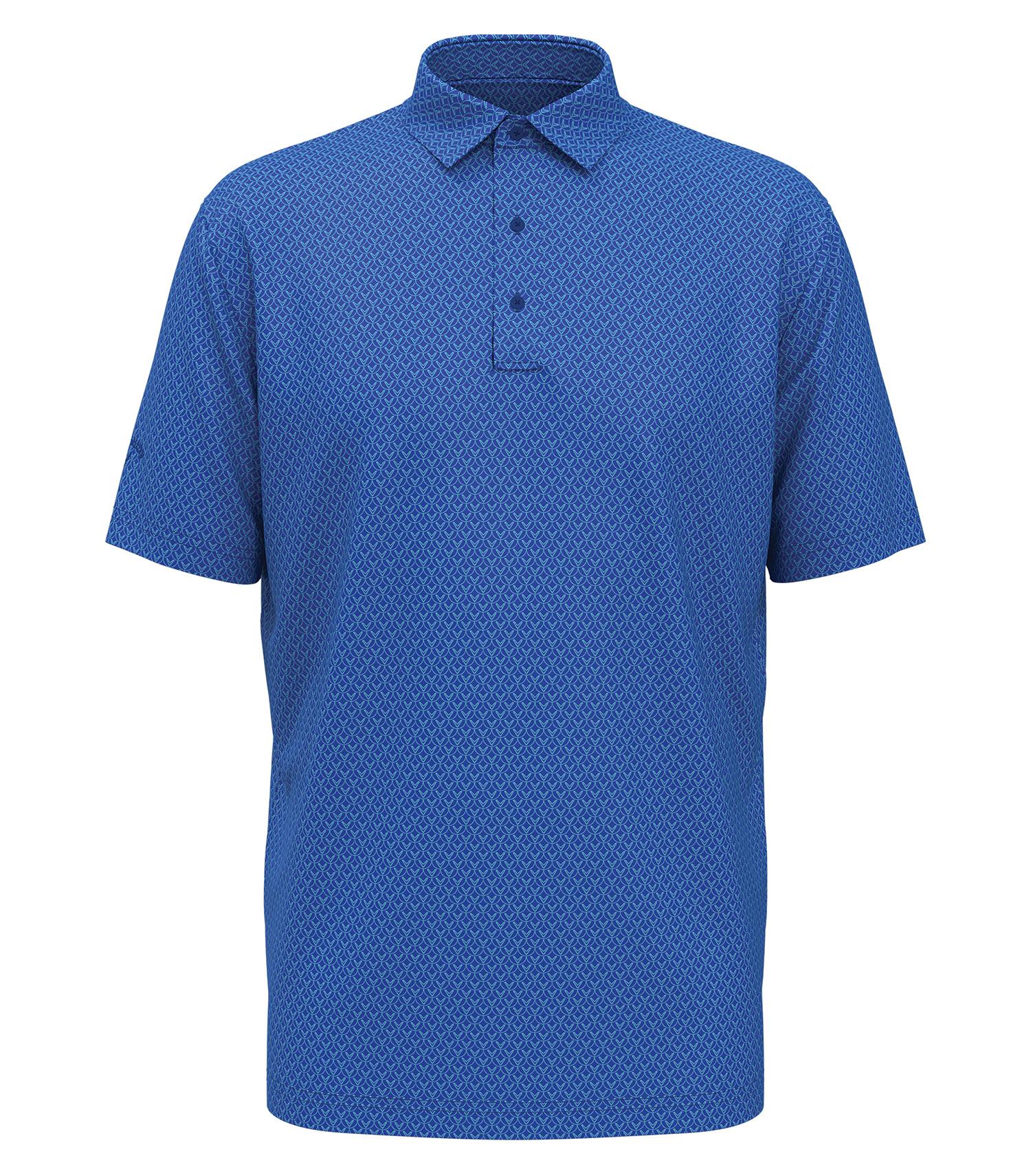 CALLAWAY ALL-OVER STITCHED CHEV POLO