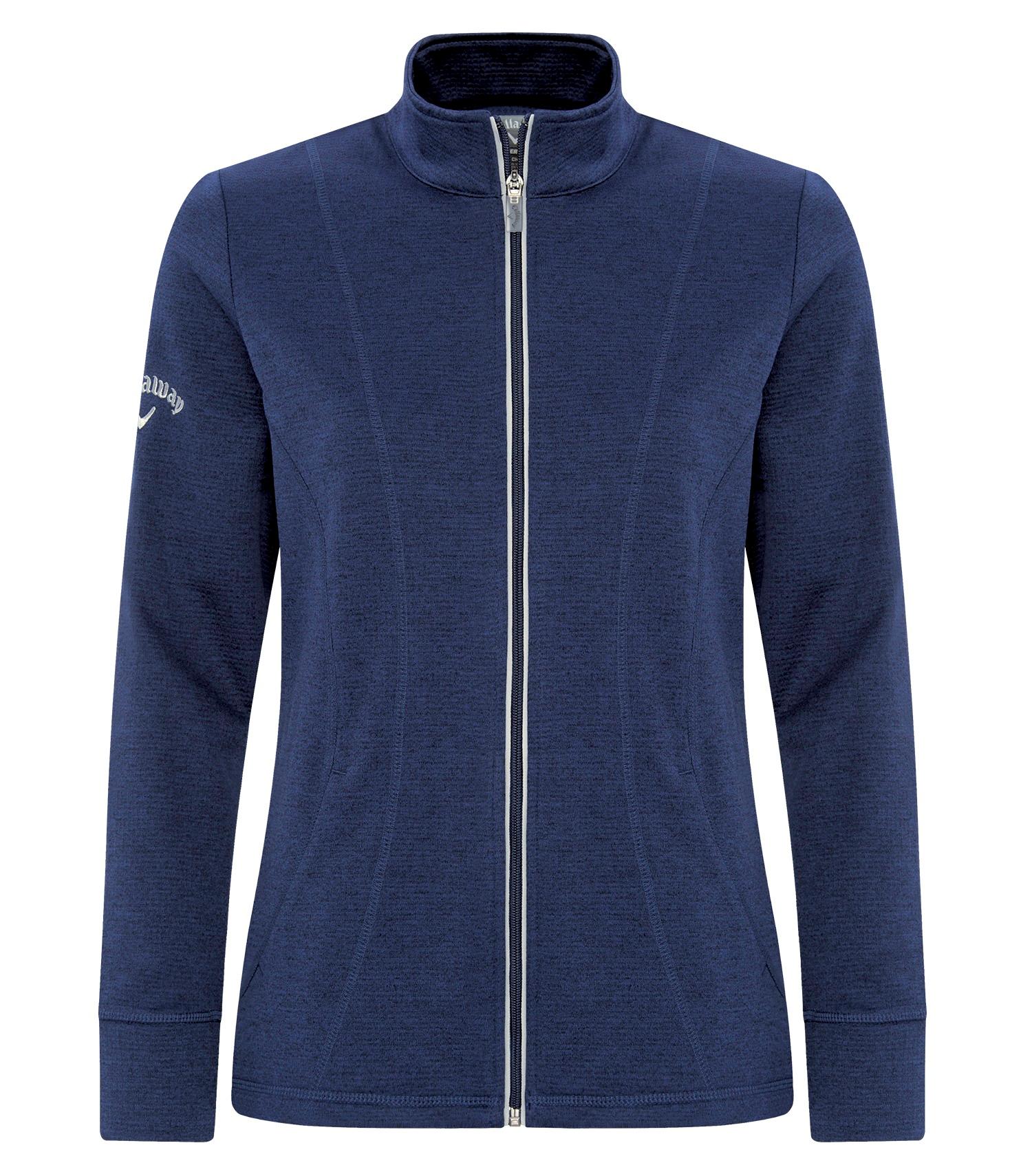 DISCONTINUED CALLAWAY WAFFLE FLEECE FULL ZIP LADIES' JACKET