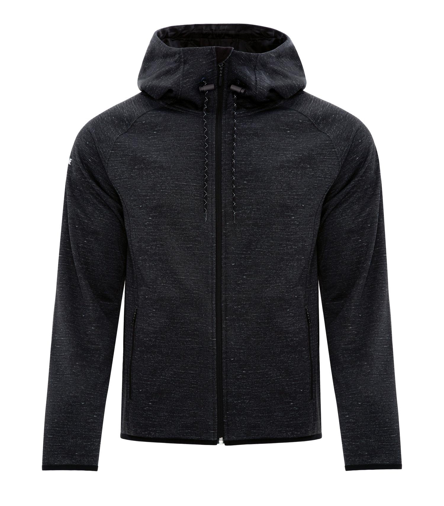 DISCONTINUED DRYFRAME® DRY TECH WATER RESISTANT FLEECE FULL ZIP HOODED JACKET