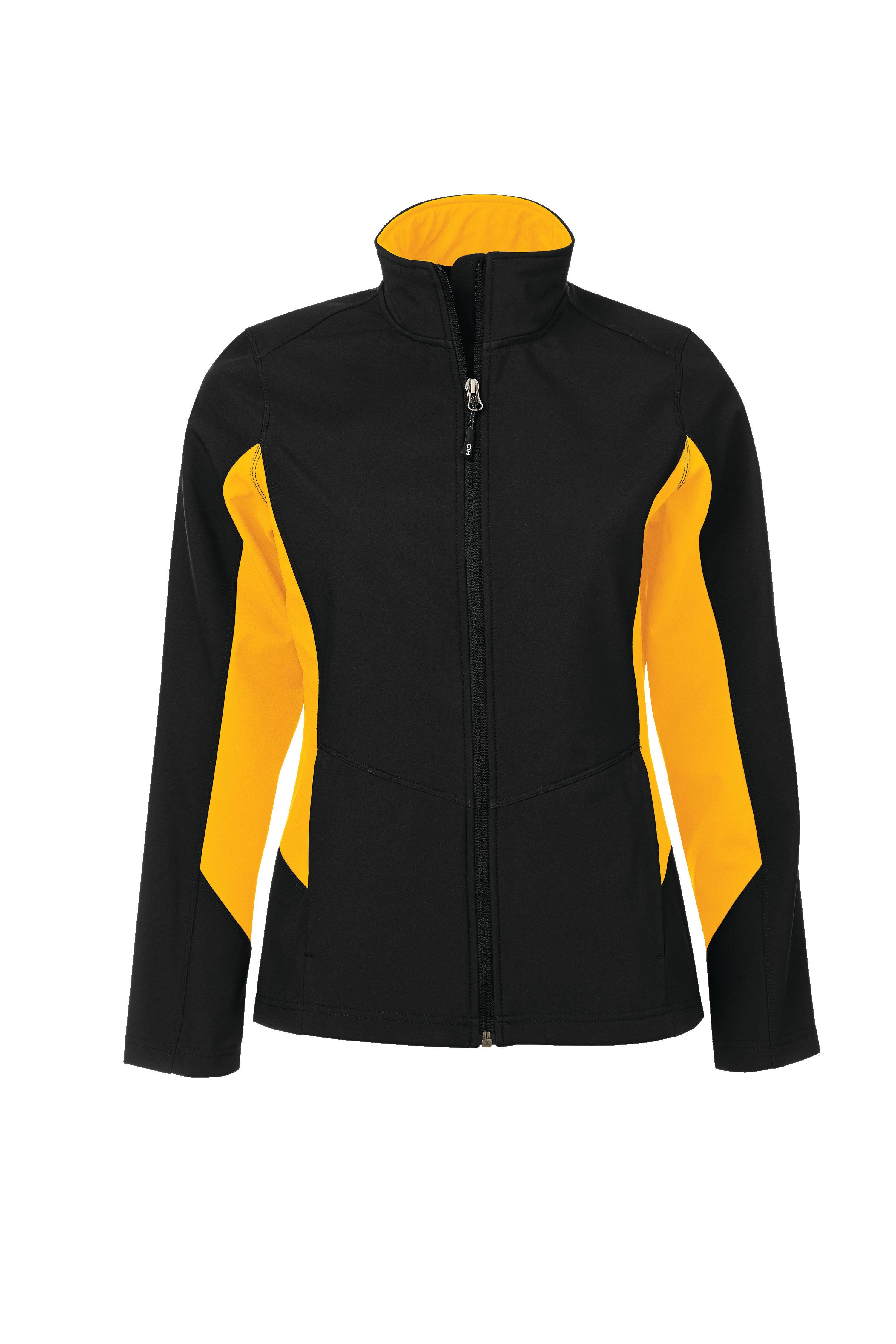DISCONTINUED COAL HARBOUR® EVERYDAY COLOUR BLOCK WATER REPELLENT SOFT SHELL LADIES' JACKET