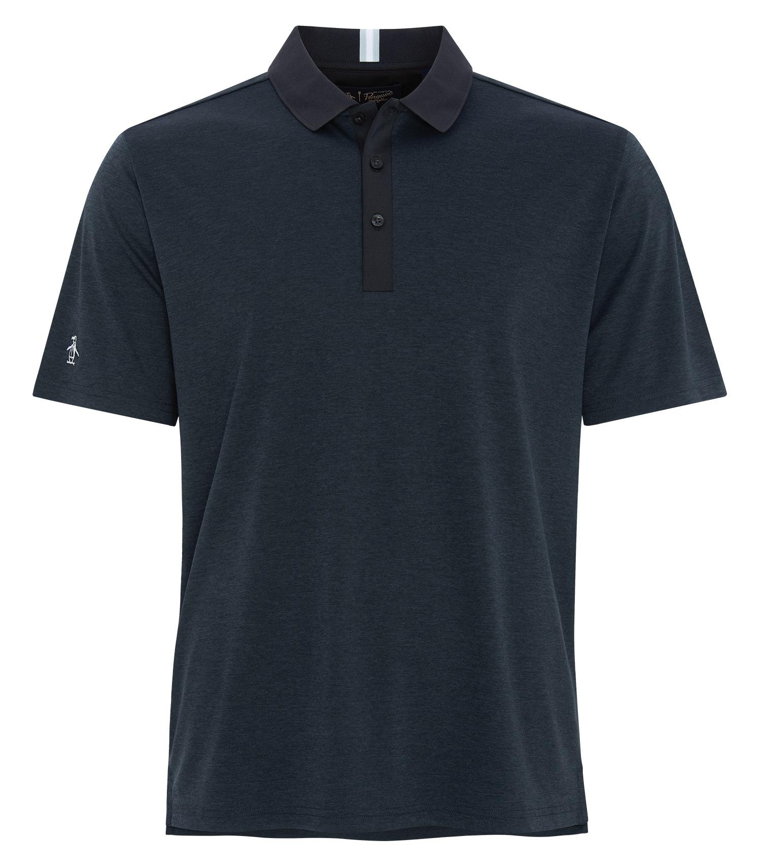 DISCONTINUED ORIGINAL PENGUIN® INTARSIA HEATHERED POLO