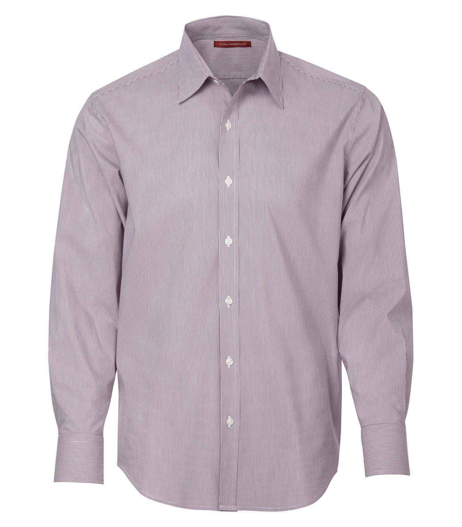 DISCONTINUED COAL HARBOUR® MINI STRIPE STRETCH WOVEN SHIRT