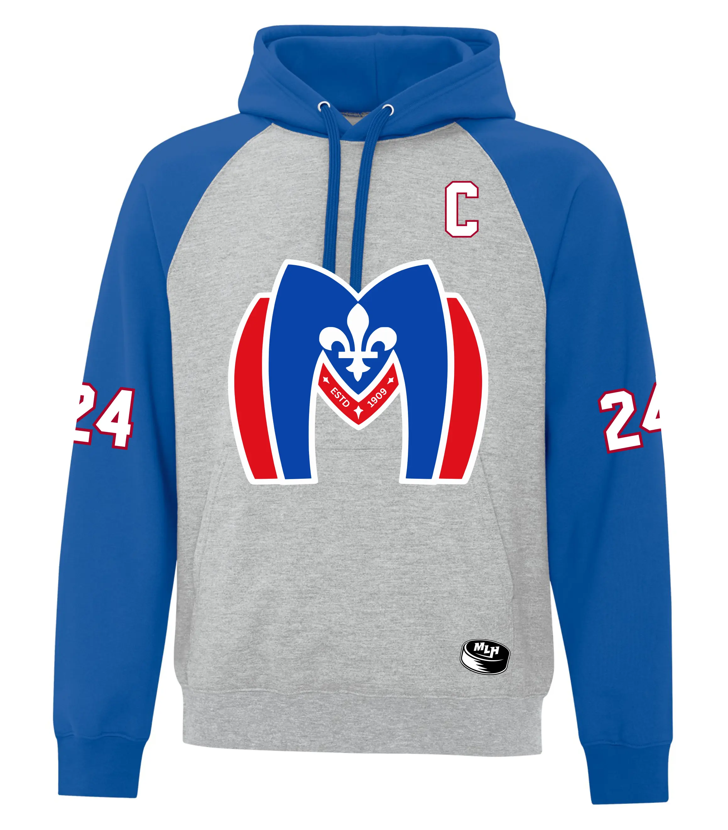 Heated Rivalry Shane Hollander 24 Raglan Jersey Hoodie