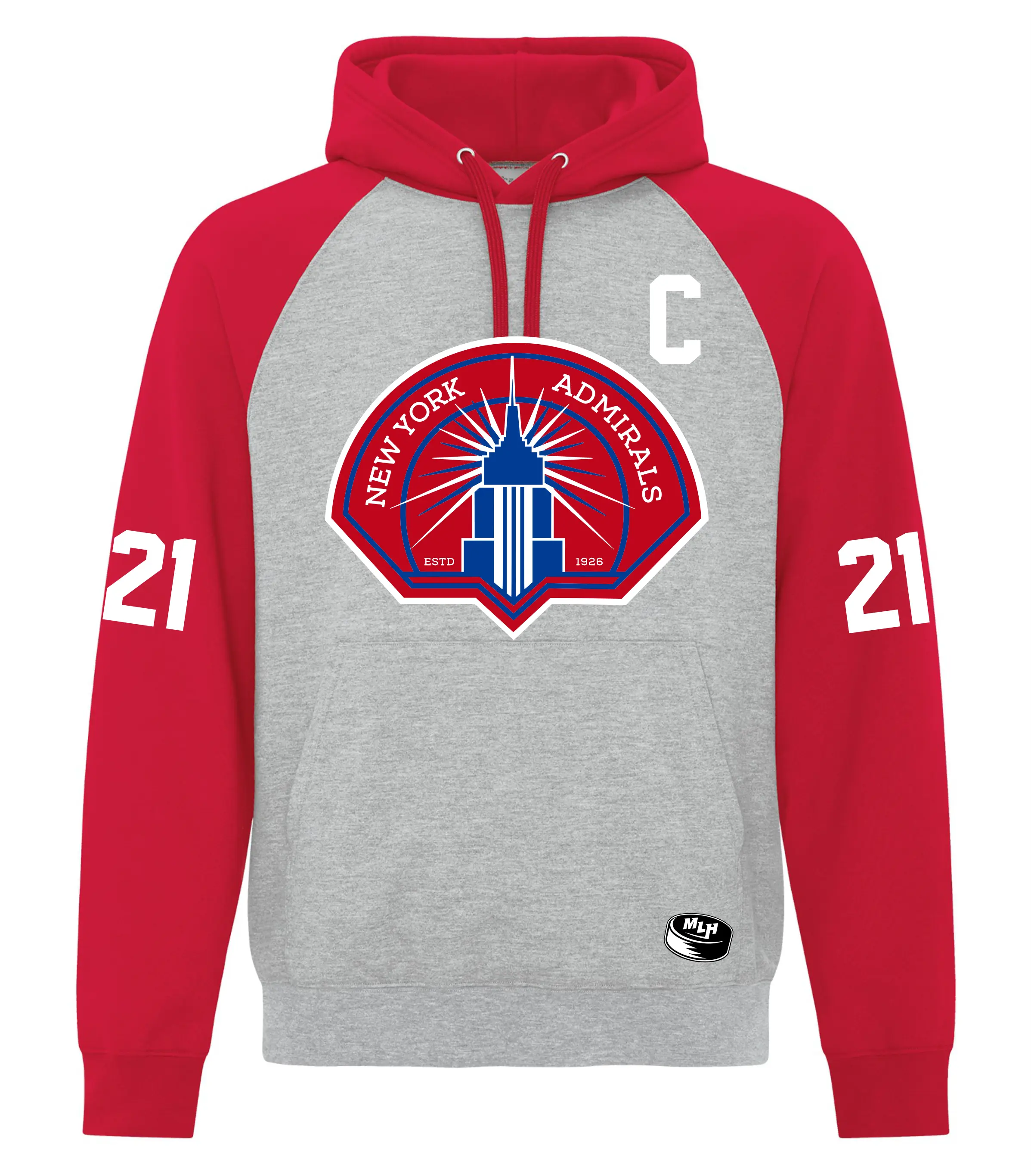 Heated Rivalry Scott Hunter 21 Raglan Jersey Hoodie
